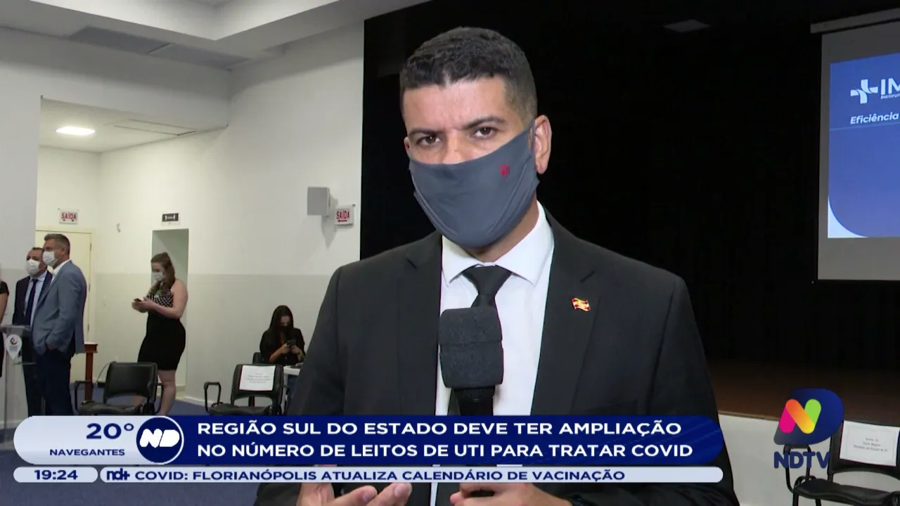 Região sul do estado deve ter ampliação no número de leitos de UTI para tratar Covid-19