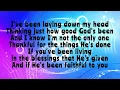 Jordan Feliz - Praise God for That Lyrics