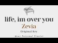 Download Lagu Life, I'm over you - Zevia (Original Key Karaoke) - Piano Instrumental Cover with Lyrics