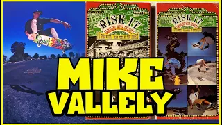 MIKE VALLELY RISK IT VIDEO PART 1990 SANTA CRUZ SPEED WHEELS SKATE MOVIE  MIKE VALLELY RISK IT VIDEO PART 1990 SANTA CRUZ SPEED WHEELS SKATE MOVIE