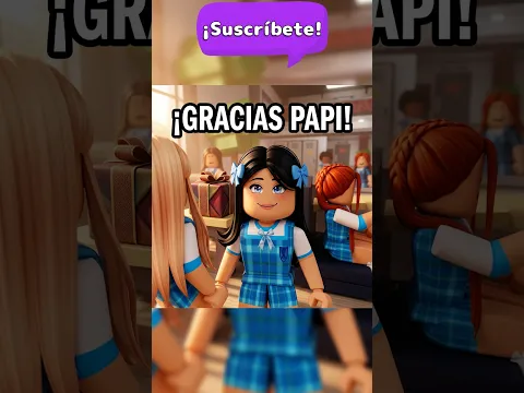 ¡El regalo de mi papi! #roblox #historiaderoblox #carmigames