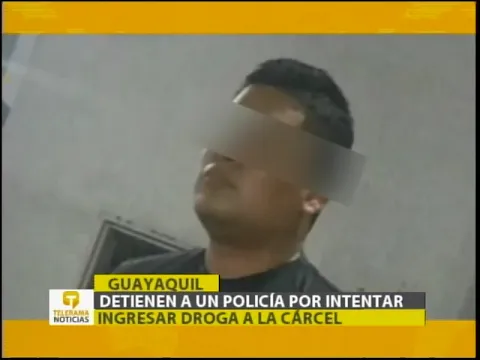 Detienen a un policía por intentar ingresar droga a la cárcel