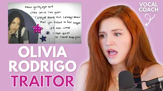 traitor i olivia rodrigo i vocal coach reacts 