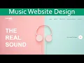 How To Make A Music Website Using HTML CSS JavaScript