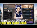 Lost Ark New Returning Player STARTER Guide 2026