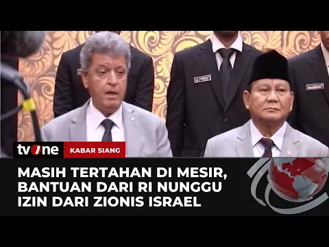 Bantuan Kemanusiaan dari Indonesia untuk Palestina Tertahan