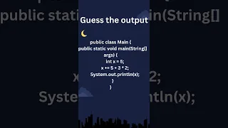 Assignment operator in java