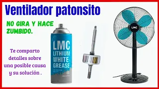 ✅ Cómo destrabar el motor de un ventilador patonsito. No arranca y hace zumbido. Reparar ventilador.