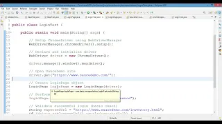 Real-Time Encapsulation Example in Java for QA Automation - Sauce Labs Demo App