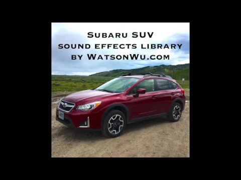 Subaru SUV sound effects library
