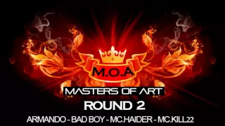 M O A دس الجولة الثانية من بطولة راب وان ماسترز اوف ارت 