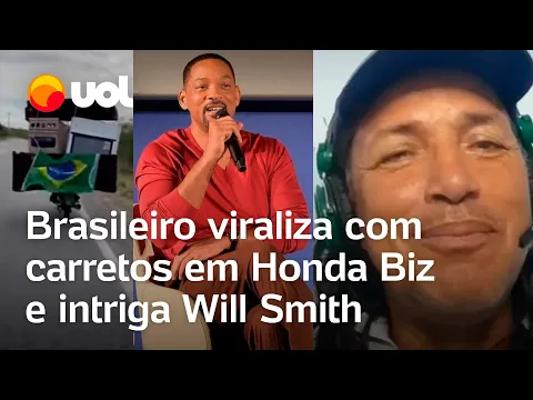 Download MP3 Mudança de Honda Biz: Will Smith fica intrigado com brasileiro que faz carretos em moto