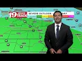 Scattered showers continue to be possible on Friday