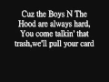 Lagu Boyz N The Hood - Eazy E - Lyrics