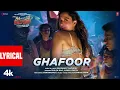 Ghafoor (Song) | Aryan K | Shashwat, Shilpa, Ujwal | Tamannaah, Farah Khan 2025