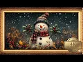 Christmas Magic 16 Stunning Snowman Art Screensaver 4K Ultra TV Ambiance