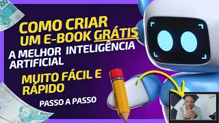 Melhor I.A Para Criar Ebook Grátis| Passo a Passo|