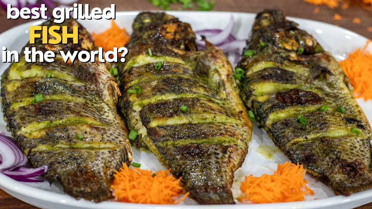 Cameroonian ROASTED FISH Spices - Burning Fish - grilled fish recipes