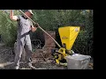 Champion Chipper Shredder 224cc from Home Depot Bamboo Test