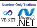 Number Only Textbox in VB NET - Easy tutorial for beginners