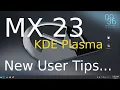 MX Linux 23 - New KDE Plasma