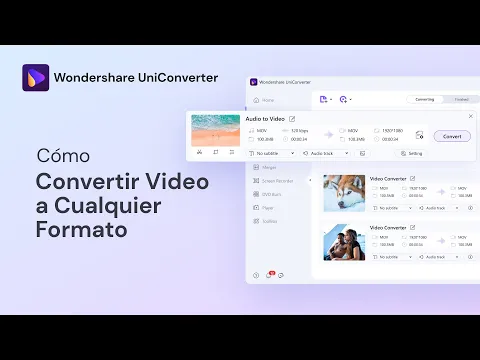 Download MP3 Cómo convertir video a MP4, MP3, MOV, AVI... | UniConverter 13 Windows