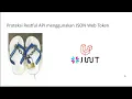 Tutorial Web Service 9 - REST API Authentication Example in CodeIgniter with JSON Web Token Tutorial