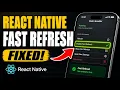 How to restore performance with React Native Fast Refresh issues - Quick Tutorial