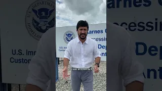 Congressman Greg Casar at Karnes Detention Center