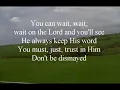 Donnie McClurkin Wait On The Lord With Lyrics(ft. Karen Clark Sheard)