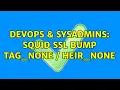 DevOps SysAdmins Squid SSL Bump TAG - NONE HEIR