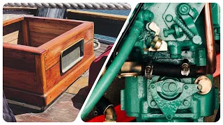 Firing Up A Motor In A Boat For The First Time in 60 Years! Plus New Hatches!