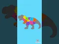 Learn Numbers 1-20 with Dinosaur Shape Matching Fun Counting Puzzle for Kids Bimbleyboo