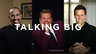 Download TALKING BIG - GOATs Tom Brady and Lewis Hamilton talk big with James Corden MP3