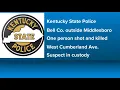 Shooting in Bell County leaves one dead