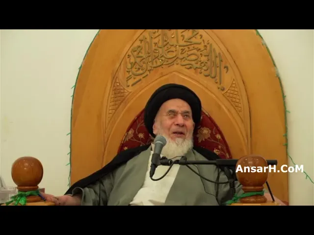 ⁣آية الله السيد إمام الجزائري ليلة 7 شهر رمضان 1444 هـ مسجد ابو الفضل العباس