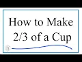 How to Measure Cup What Measuring Cups Equal Cup