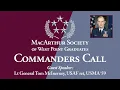 Commanders Call with Lt General Tom McInerney USMA 59