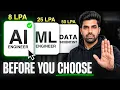 Please Don t waste time on the wrong career AI Engineer vs ML Engineer vs Data Scientist