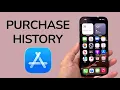 How To See App Store Purchase History