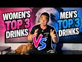 Top 3 Alcohol Picks Women vs Men