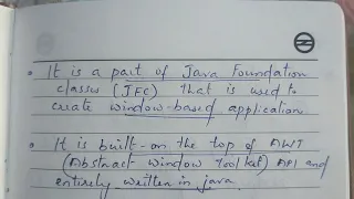 swing in java 47