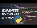 How To Make a Personal Expense Tracker App using Python