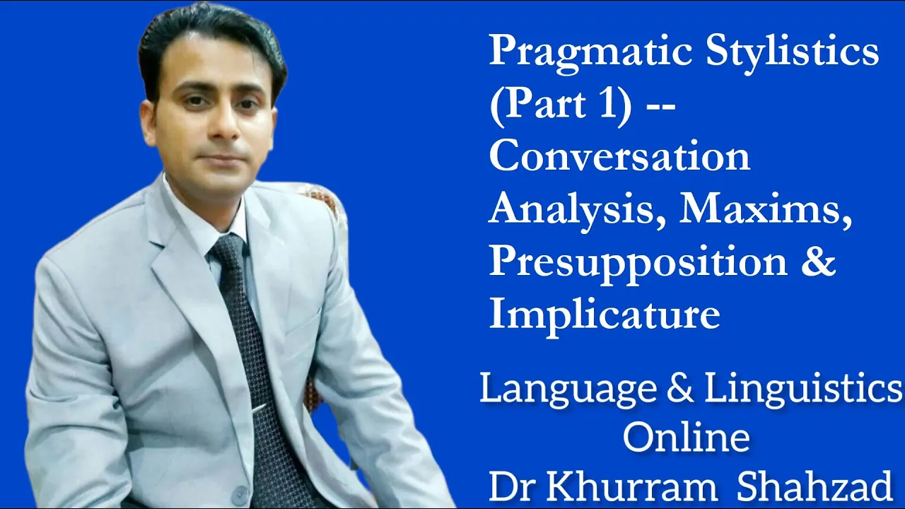 Pragmatic Stylistics in Discourse Analysis: Turn-Taking & Implicature