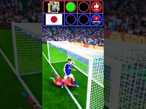 Messi 🆚 Japan : World Cup Moments #shorts #football