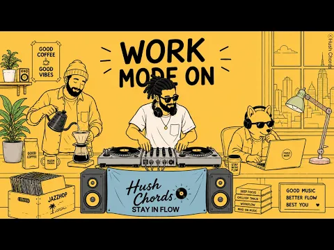 [playlist] Groove that Keeps You in the Zone 😎 Focus-Ready Rhythm 🎧 | JAZZHOP · CHILLHOP | Work BGM