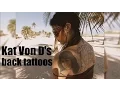 Kat Von D s back tattoos