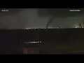 shows tornado in Edwardsville Illinois