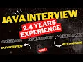 2 4 Years Experience Java interview Spring boot hibernate part 1