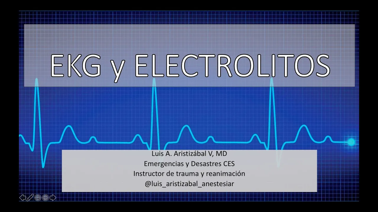 EKG Y ELECTROLITOS